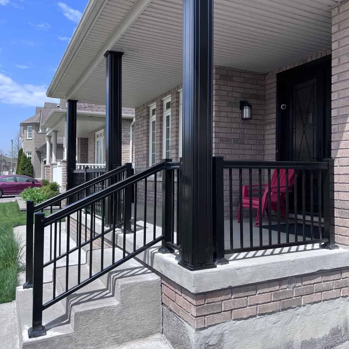 Aluminum railing installation North York Toronto — Hi-Quality Homes Inc.